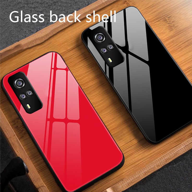 Vivo Y51 (2020) / Vivo Y51a / vivo Y31 -  DESIGNED IN HONG KONG Scratchproof Tempered Glass Case Back Cover Casing ..