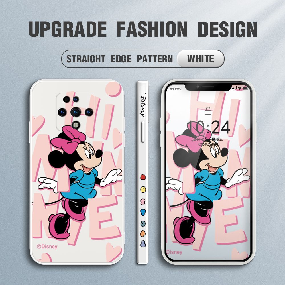 UCUC for Tecno Camon 16 Premier / CE9 Back Cover Cute Cartoon Characters Ultra Thin Soft Luxury Square Multicolor Liquid Silicone Phone Case