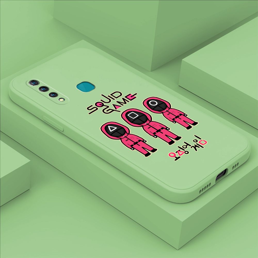 ZeroQiQi for Vivo Z1 Pro Case Trend Cartoon Korean Squid Phone Cover Liquid Silicone Case Phone Protective Case