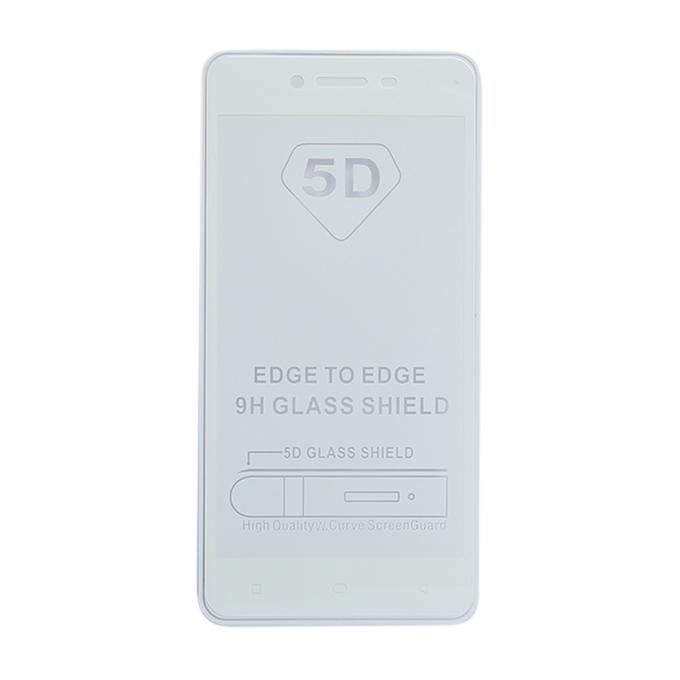5D 9H Tempered Glass Screen Protector  for Oppo A37 - White