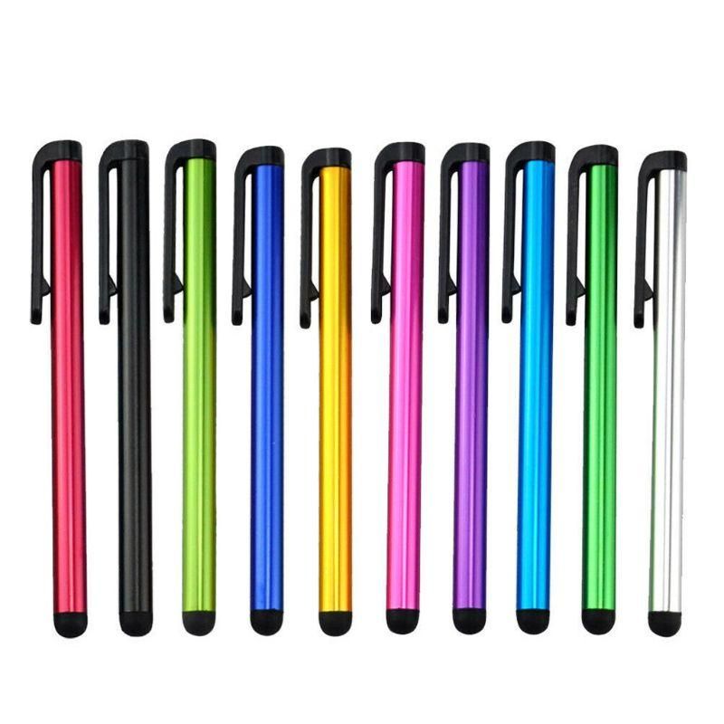 3PCS Clip Design Universal Soft Head For Phone Tablet Durable Writing Drawing Stylus Pen Capacitive Pencil Touch Screen Pen