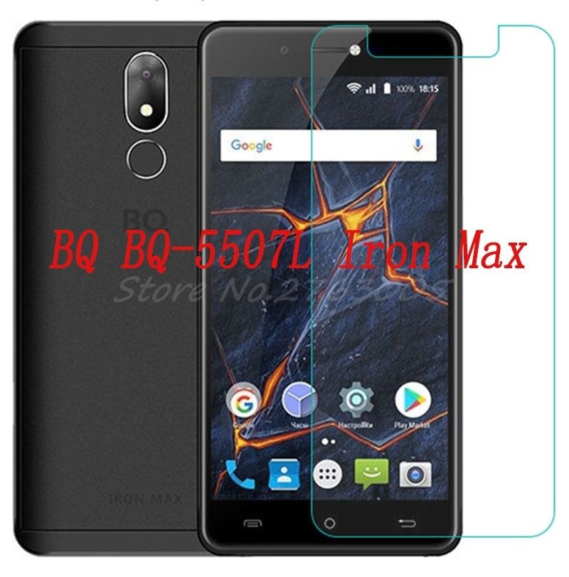 [Order message mobile phone model]Ultra-thin For BQ BQ-5507L Iron Max 5507 Tempered Glass Screen Protector Premium Front Clear Protective Film Cover