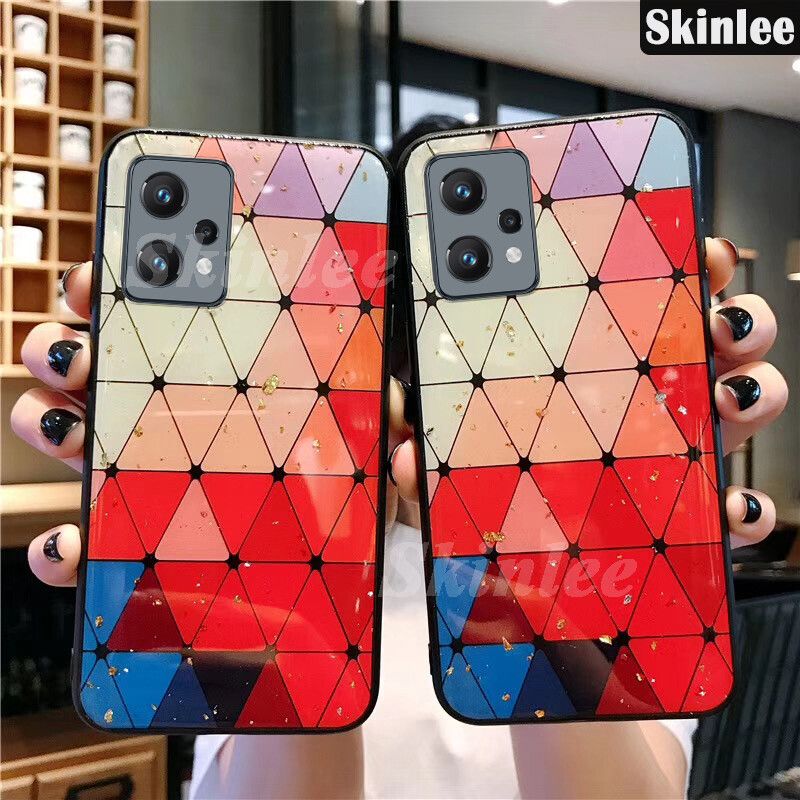 For Realme 9 Pro Phone Case Shiny Gold Foil Phone Soft Cover Realme9 Pro Cases Tective Back Cover