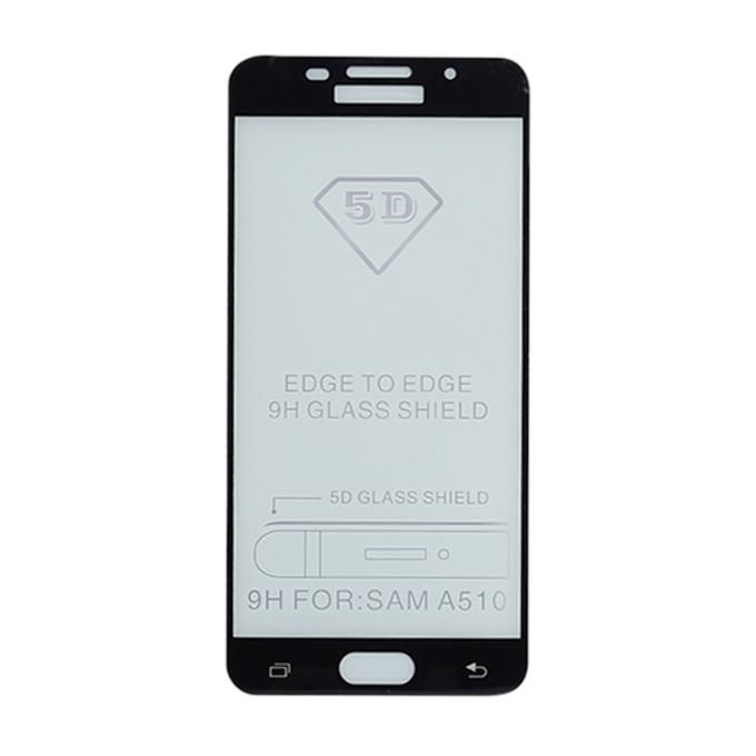 5D 9H Tempered Glass Screen Protector for Samsung Galaxy A5 (2016) -Black