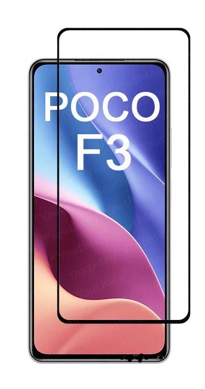 For Xiaomi Poco F3 21D 9H HD Clarity & Extreme Shatter and Scratch Protection Tempered Glass Screen Protector