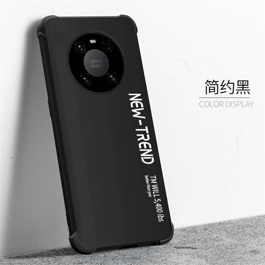 lthmy Ultra-thin Cute Soft Liquid Silicone Phone Case For Huawei Mate 40 Luxury Painted Colorful Cover casing