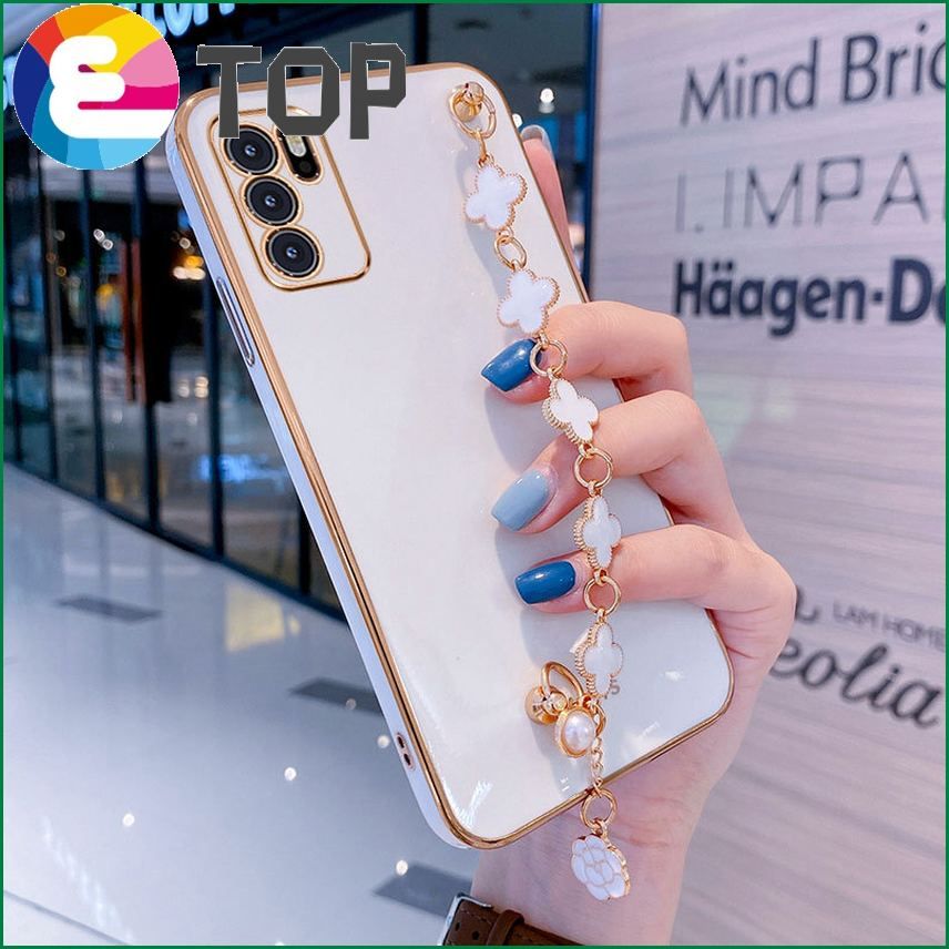 Huawei P50Pro mobile phone case fashion Nova987 electroplating bracelet mate30 protective cover for P40 female new