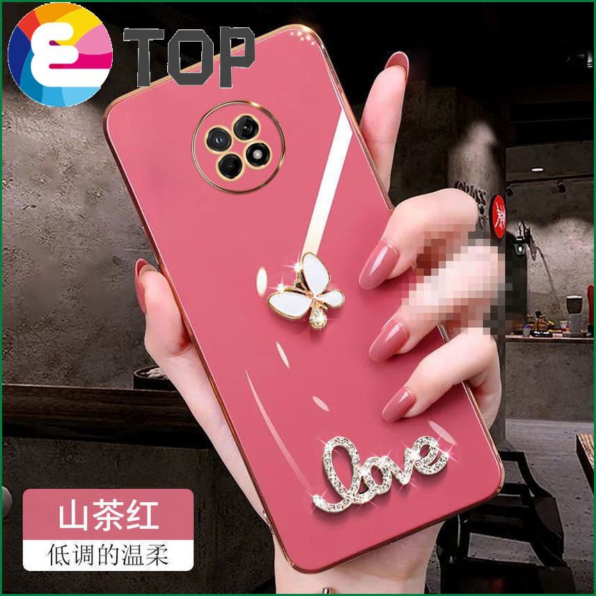 oppoReno6Pro mobile phone shell fashion butterfly F19 protective sleeve electroplating silicone A53A94A72 suitable for all-inclusive