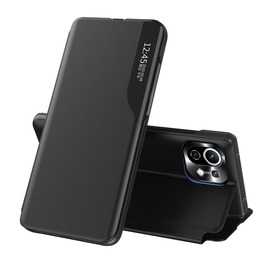 For Xiaomi Mi 11 Lite Smart View Window Flip Stand Cover PU Leather Protective Case