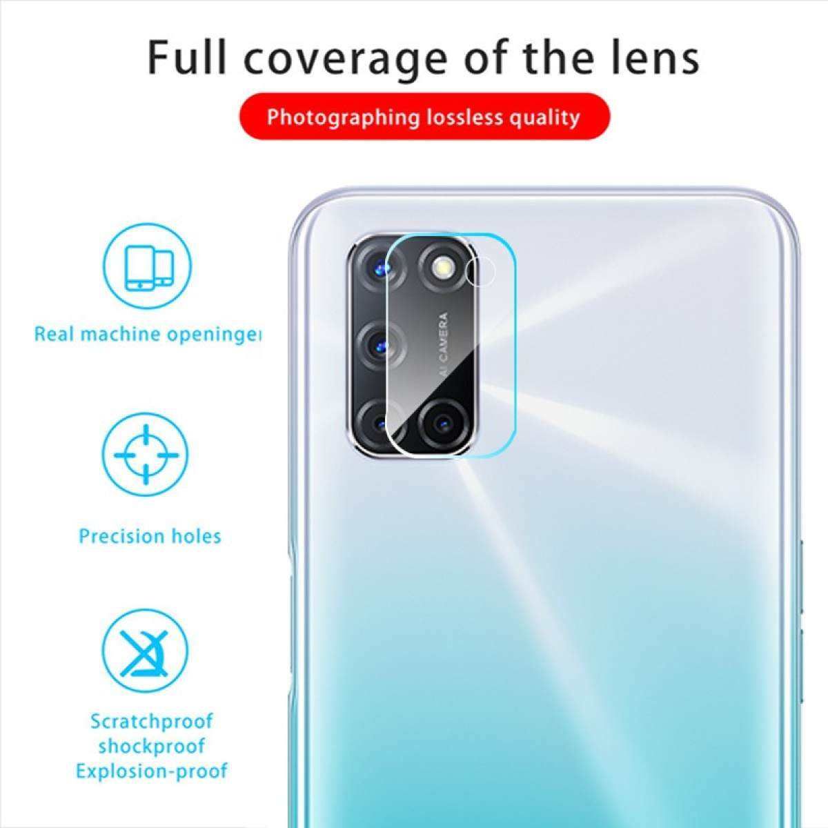 Oppo A92 Back Camera Lens Rear Camera glass Protector
