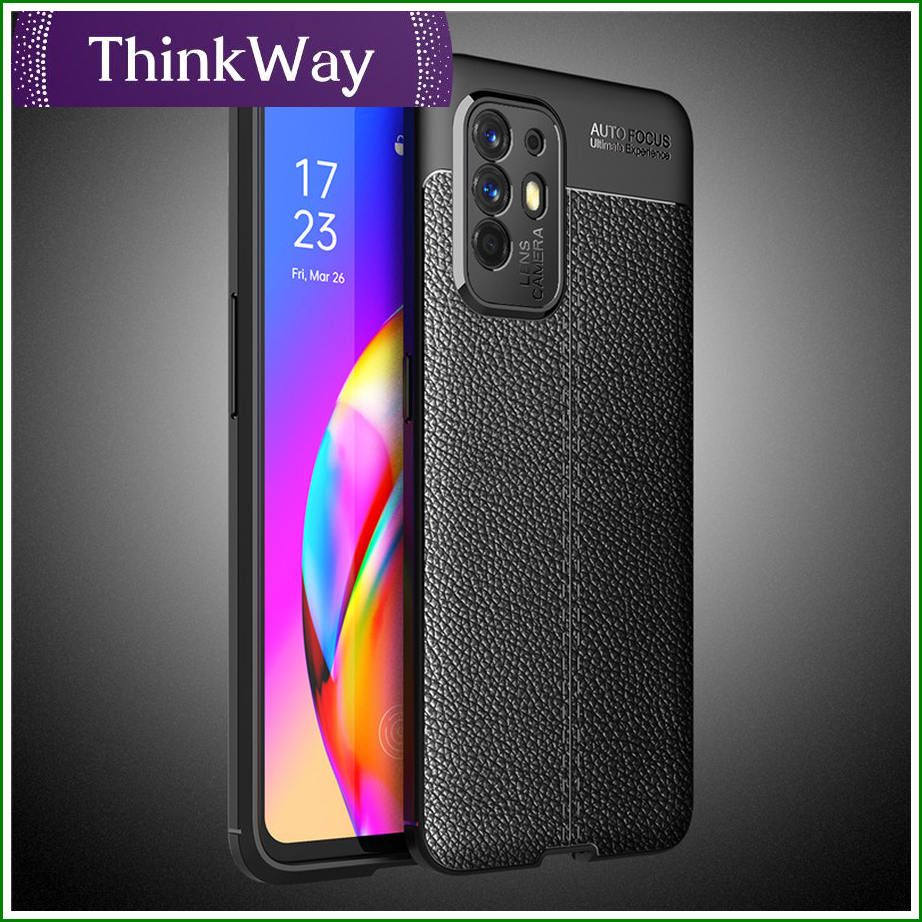 Case Armor Carbon Fiber TPU Soft Silicone Casing Back Cover Phone Case For OPPO A74 4G/F19 & OPPO A74 5G/A54 5G