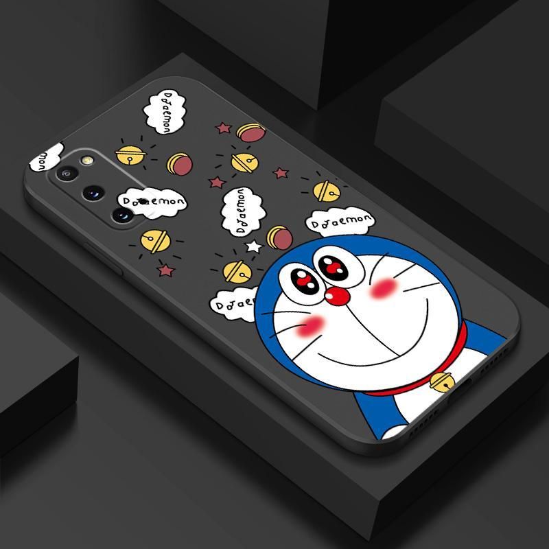 Cartoon Liquid Silicone Case For Samsung Galaxy S20 5G ​Thin Soft Protective Back Cover Case