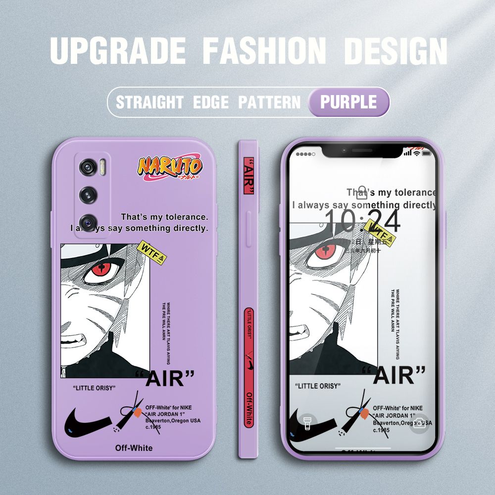FHKL for Vivo V20 SE Back Cover Red Eye Naruto Side design Soft Case Multicolor Liquid Silicone Phone Cases