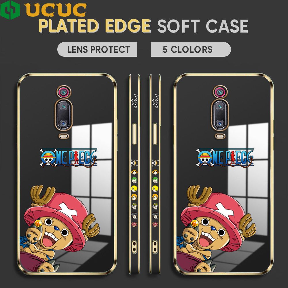 UCUC for Redmi K20 Case Creative Cartoon Chopper Luxury 6D Plating Soft Casing Silicone Ultra Thin Phone Cover