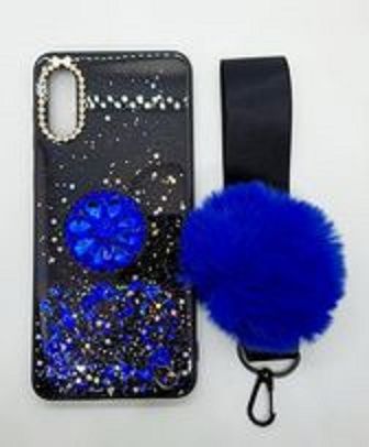 Ladies cover + Pop Up Socket + Pom Pom For Samsung Galaxy A02