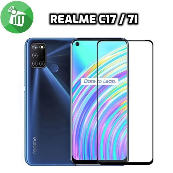 21D Tempered Glass Screen Protector For Realme C17 / 7i