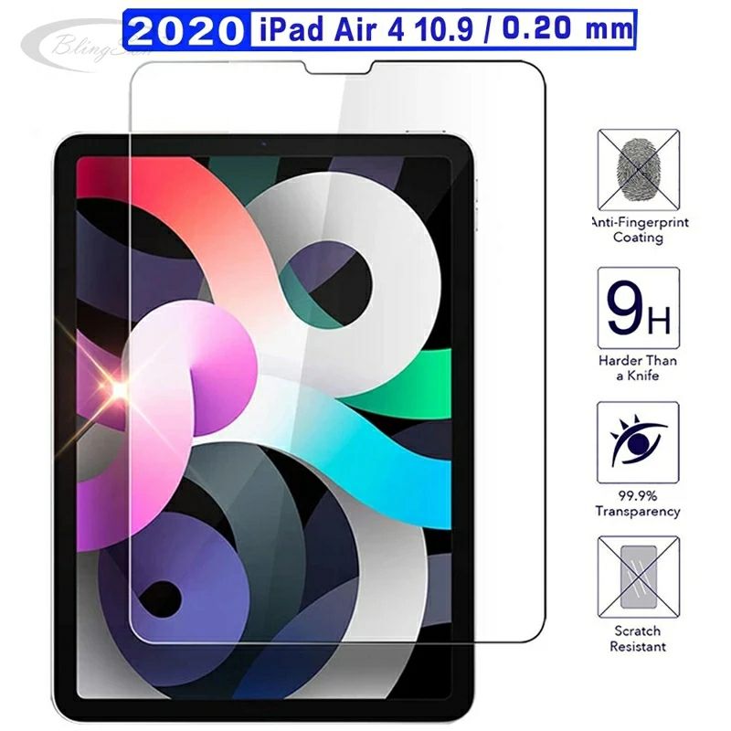 Screen Protector Tempered Glass for iPad iPad Air 2020 4th generation 10.9 inch Protective Film for iPad 10.9 Air 4 Glass Guard