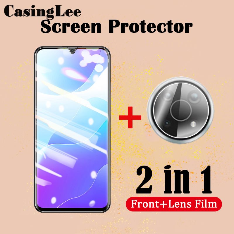 2 In 1 for Nokia G10 Screen Protector Tempered Glass Film + Lens Protector Glass Film Nokia G10 full screen cover