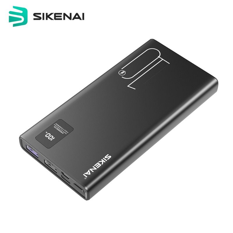 SIKENAI QS-10 (6 Month Warranty) 40W Fast Charging 10000 mAh LED Power Bank