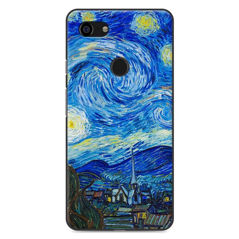 Cartoon Print Soft TPU Silicon Shockproof Case for Google Pixel 3 XL