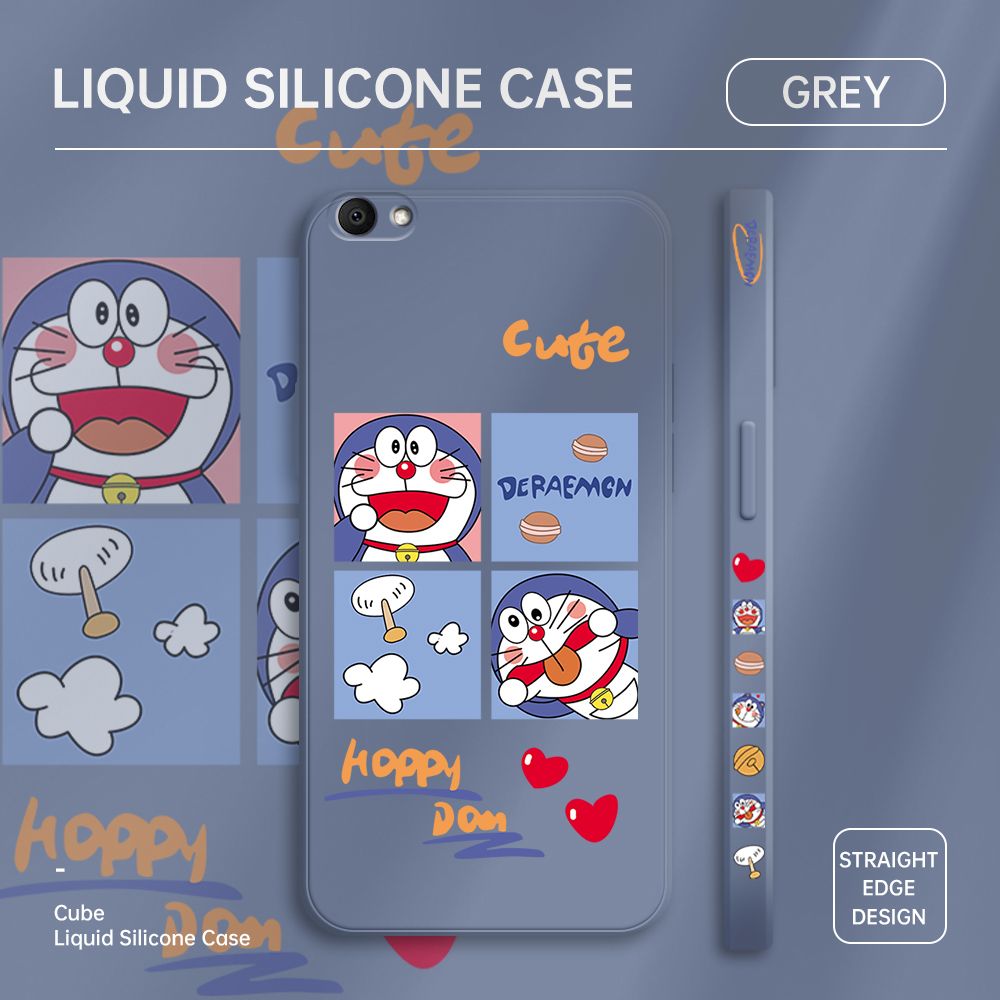ZeroQiQi for Vivo V5 Case Cartoon Cat Phone Cover Soft Full Lens Protection Case Ultra Thin Soft Liquid Silicone Phone Case