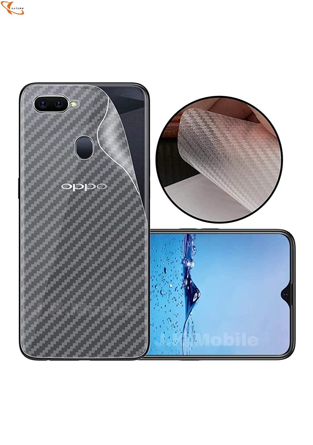 Oppo A5s Sticker Protective Film Carbon Fiber Back Cover Screen Protector