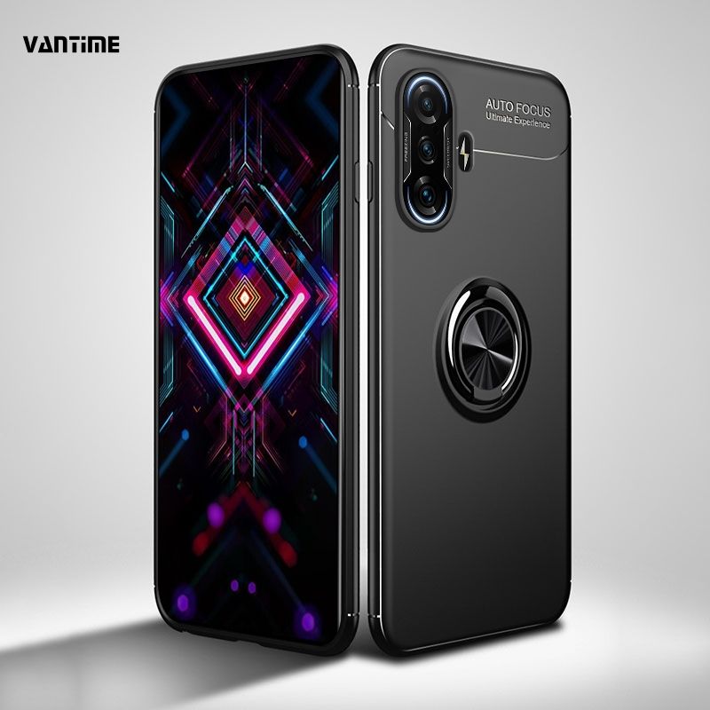 Vantime for Xiaomi Poco F3 GT / Xiaomi Redmi K40 Gaming Case Soft Camera Protect ring finger stand holder Cover