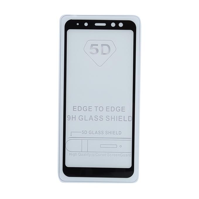 5D 9H Tempered Glass Screen Protector for Samsung Galaxy A8 -Black
