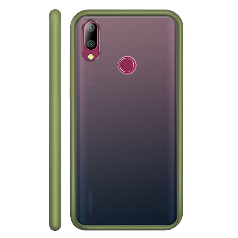 Shockproof Matte Transparent Case For Huawei Y9 2019 Phone Case Hard Silicone Bumper Cover