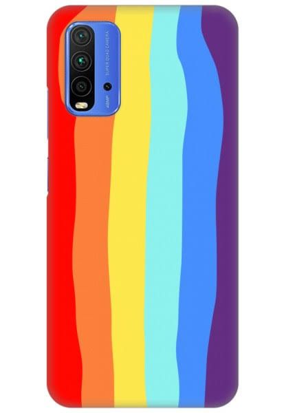 New Styles Rainbow Case back Cover FOR Xiaomi Redmi 9 Power