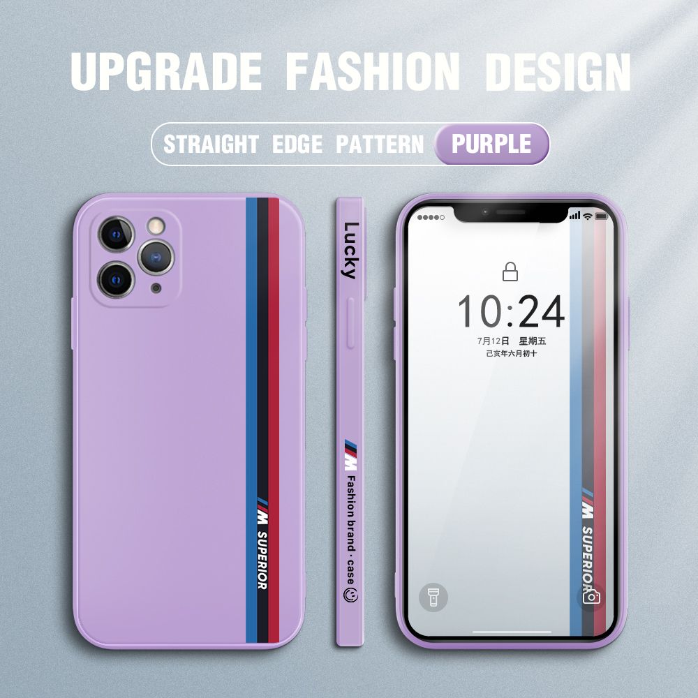 Jizetin for iPhone 11 Pro Max Back Cover Simple Graffiti Track Side Design Liquid Silicone Phone Case Soft Full Camera Protect Phone Cases