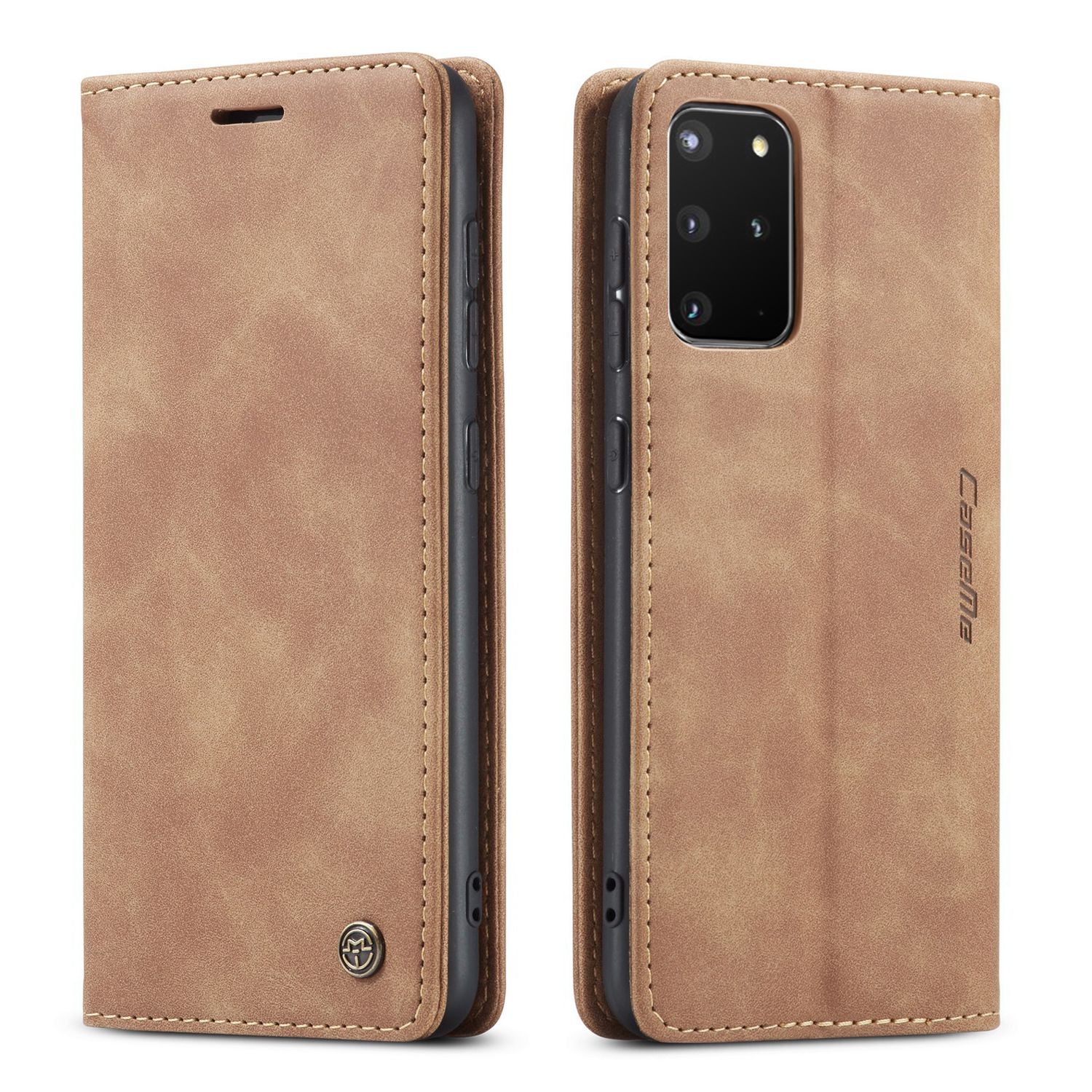 High Quality Retro Magnetic Flip Leather Case For Samsung Galaxy S20 Plus Phone Case Wallet Card Cover