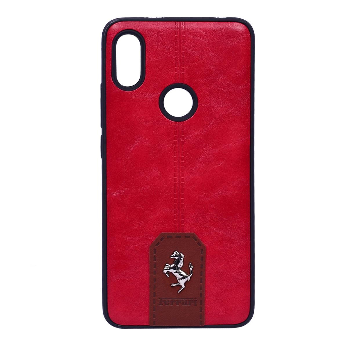Ferrari Leather Back Case for Mi 6X/A2