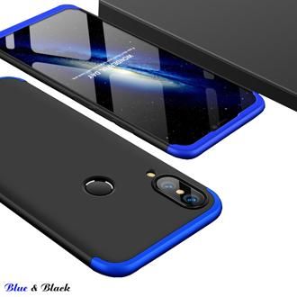 Gkk 360 Ultra Slim Fit Case Cover for Huawei Nova 3I - Blue Black