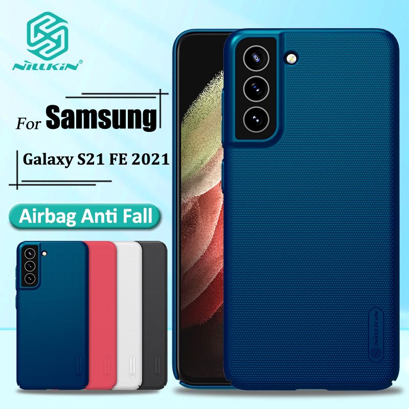 Nillkin Hard Case for Samsung Galaxy S21 FE Phone Cases , Super Frosted Shield PC Back Cover for Samsung Galaxy S21 FE