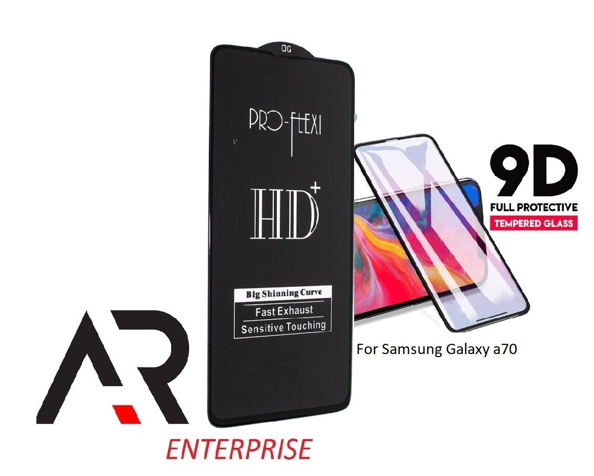 Samsung Galaxy A70 OG HD+PRO FLEXI PREMIUM Tempered Glass Screen Protector-Transparent
