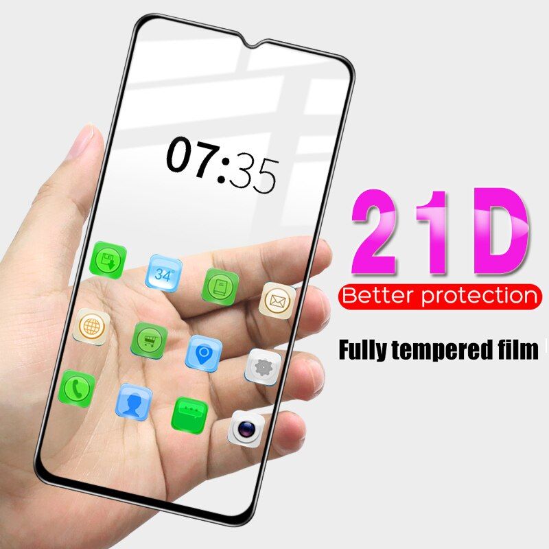 21D Full Cover Glass for Oppo F9 Screen Protector Tempered Glass