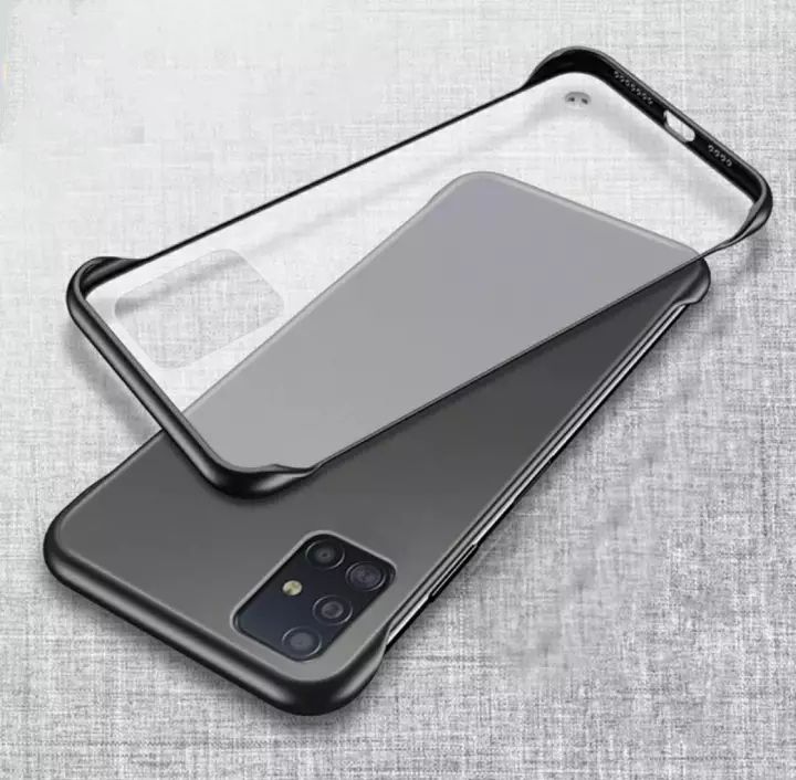 For Samsung Galaxy A51 / Samsung Galaxy M40s - Frameless Clear Matte Back Cover Without Ring