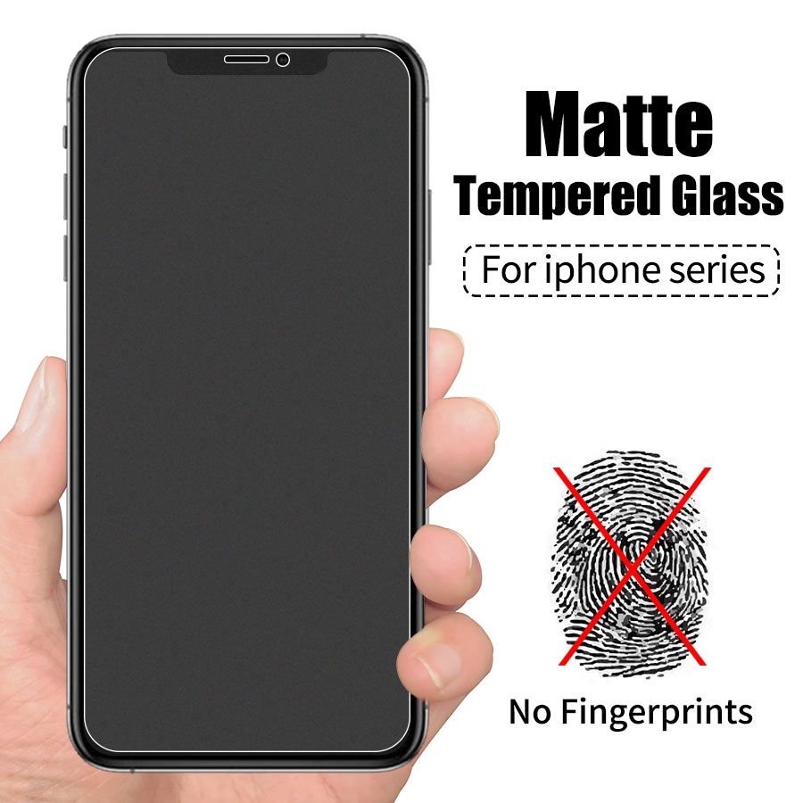 For Apple iPhone 12 Pro Max / 12 Pro / 12 / 12 Mini / 11 Pro Max / 11 Pro / 11 / X /  8 / 7 /6 - ANTI-BROKEN & ANTI-FINGERPRINT GAMING MATTE Screen Protector (Please Select Your Phone's Model)