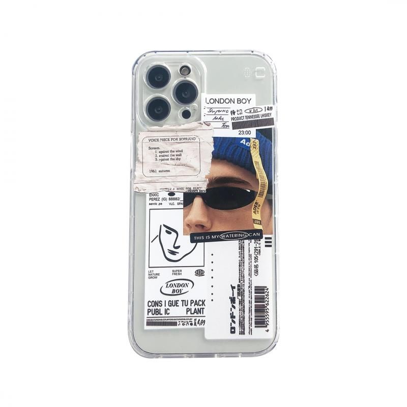 Olige Case OPPO Reno 5 Pro 4 Pro 3 2F 2 A5s A12 A15 A15S A31 A53 A54 A52 A92 A5 A9 2020 F17 Pro F19 Pro Tide Brand Art Couple Boy Cute Girl illustration European American Style Label Shockproof TPU Soft Phone  Protector Cover