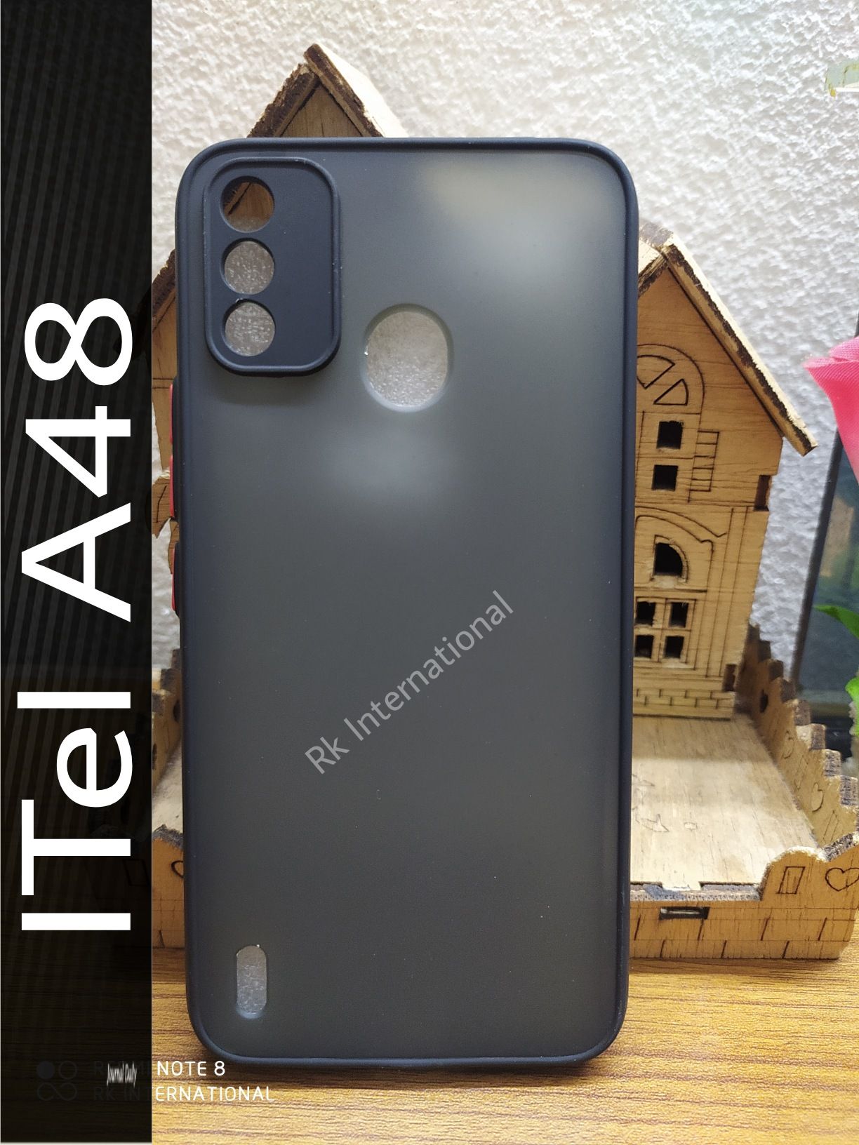 For Itel_A48 Camera Protection Matte finish case back cover
