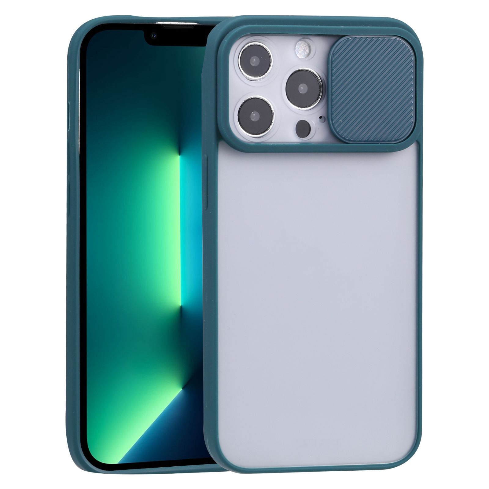 Sliding Camera Cover Design TPU Protective Case For iPhone 13 Pro Max