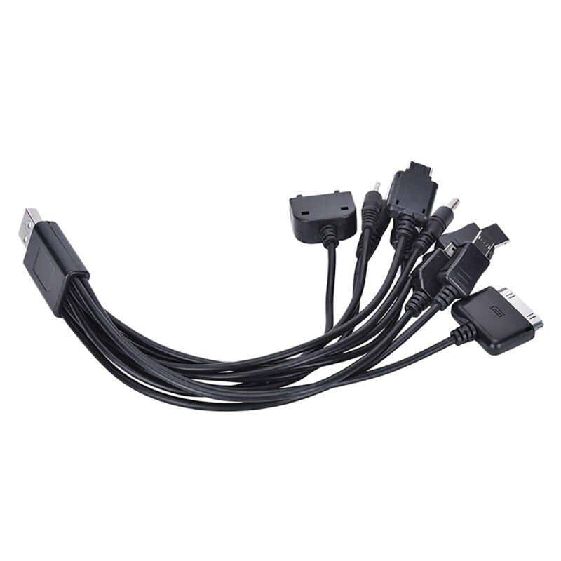 Wholesale data cable multi-function ten in one USB phone mobile charging cable multi-head universal O1B0