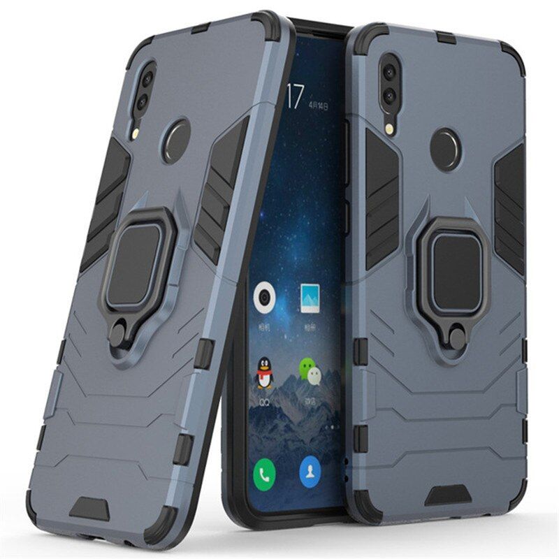 4 in 1 Case For Huawei Mate 20 Lite P20 P30 Pro Armor Magnet Phone Case Honor Note 10 6X 8X P Smart Y9 2019 Shockproof bumper