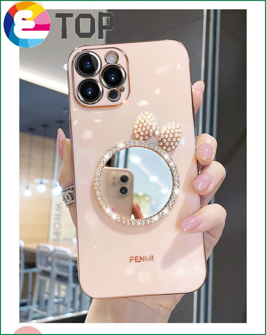 Suitable for Samsung S21plus mobile phone shell tide brand electroplating mirror note20 protective sleeve S22 new A52A32 soft
