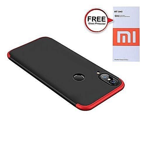 GKK 360 Degree Phone Case with Free Glass Protector For Xiaomi Redmi S2