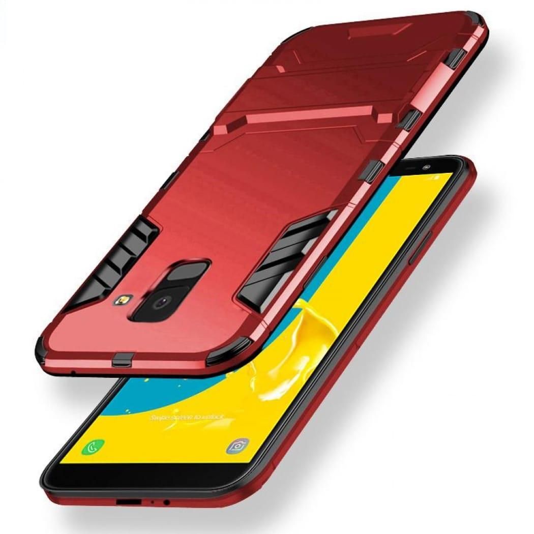 Armor Back Cover for Samsung J6 Prime - Red