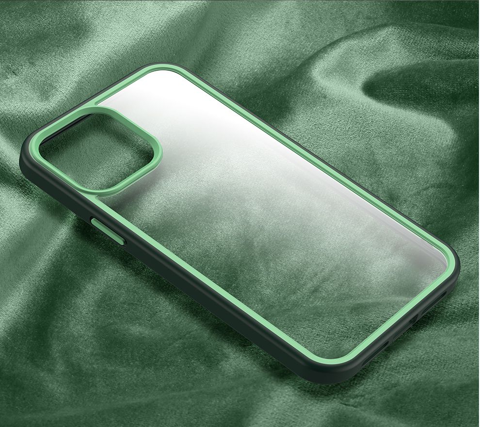 X-LEVEL Colorful Series Guard 2-in-1 Hybrid Soft TPU Frame Transparent Hard PC Back Cover - Camera