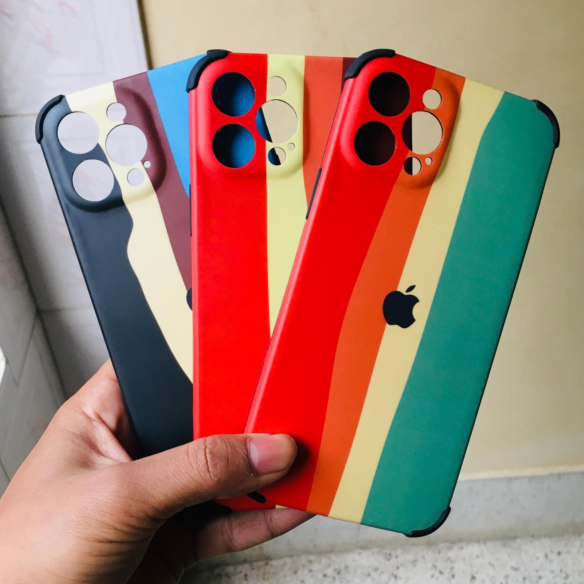 For Iphone12 Pro Max (6.7) Rainbow Colorful Pride Edition Premium Hard Case Back Cover - Phone Back Cover