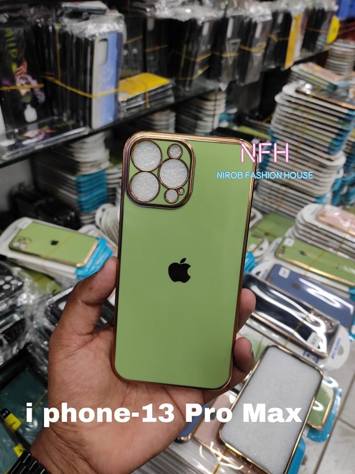 My Case For Apple i.Phone_13 Pro max 6.7 - Silicone Soft Plating Electroplated Fashion With Bumper Carmera Lens Protection Flexible Cover - মোবাইল ফোন - Phone